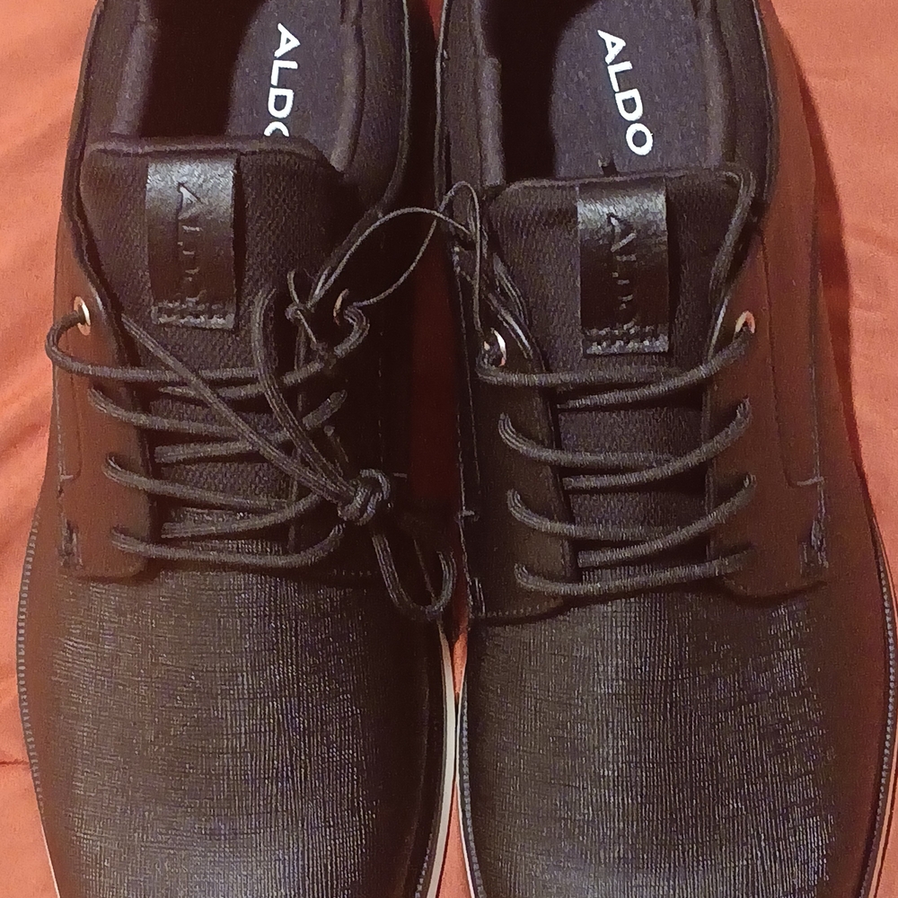 Aldo Men's Classic Black Derbys